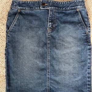 Ann Taylor Loft denim skirt